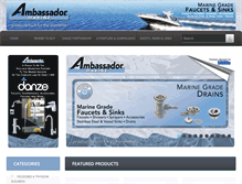 Tablet Screenshot of ambassadormarine.com